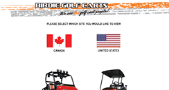 Desktop Screenshot of birdiegolfcarts.com